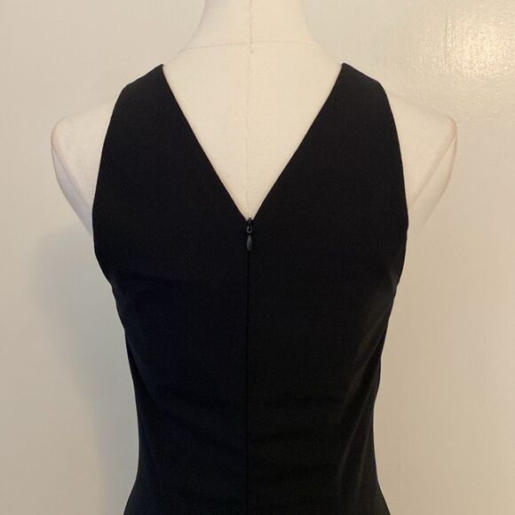 Denny Rose Black Mini Bow Neckline Dress Size Small - Picture 7 of 12